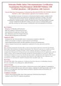 Nebraska Public Safety Telecommunicator Certification Exam 2026&sol;2027 &vert;  Verified Q&A with Rationales