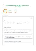 PPO PART 1 Questions with 100&percnt; Verified Answers UPDATED&excl;&excl;&excl;&excl;&period;