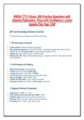 NWSA TTT-1 Exam&colon; 200 Practice Questions with &NewLine;Detailed Rationales &vert; Pass with Confidence &vert; Latest &NewLine;Update This Year &vert; Pdf