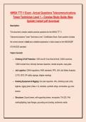 NWSA TTT-1 Exam &ndash;Actual Questions Telecommunications &NewLine;Tower Technician Level 1 &ndash; Concise Study Guide &lpar;New &NewLine;Update&rpar; instant pdf download &NewLine; 