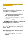 Nur 1023 ESC possible questions with well correct answers &NewLine;most tested part  2026&sol;2027 