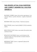 FMS UPDATED ACTUAL EXAM QUESTIONS&NewLine;AND CORRECT ANSWERS FULL SOLUTION&NewLine;GRADED A&plus;&NewLine;