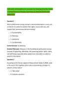 NUR 1023 Introduction to Concepts for Nursing Practice I Exam &NewLine;&vert; Comprehensive Practice Questions & Detailed Rationales &NewLine;2026&sol;2027 