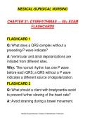 Dysrhythmias Nursing Flashcards&colon; 66 NCLEX Review Questions