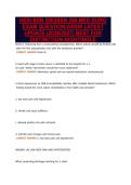 HESI BSN 266&vert;&vert;BSN 266 MED SURG&NewLine;EXAM QUESTION&sol;ANSW LATEST&NewLine;UPDATE &lpar;2026&sol;2027&rpar; BEST FOR&NewLine;DISTINCTION-NIGHTINGLE