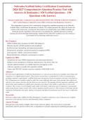 Nebraska Scaffold Safety Certification Exam 2026-2027 &vert;  Practice Questions with Detailed Rationales & Graded Answers &vert; OSHA & NAC Compliant