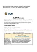 WGU D389 TASK 1 UXM3&colon; ACADEMIC RESEARCH AND EVIDENCE-BASED WRITING &vert; ACCURATE AND VERIFIED &vert; 2026 UPDATE