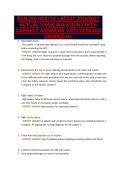 BSN 266 HESI V2 LATEST 2026&sol;2027&NewLine;ACTUAL EXAM QUESTIONS WITH&NewLine;CORRECT ANSWERS 100&percnt; VERIFIED&NewLine;GRADED A&plus;