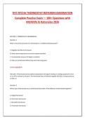NYC NYCHA Thermostat Repairer Exam Practice Test 2026 &vert; 100&plus; Questions with Answers & Detailed Rationales