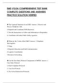 EMD V13&period;0A COMPREHENSIVE TEST BANK&NewLine;COMPLETE QUESTIONS AND ANSWERS&NewLine;PRACTICE SOLUTION VERIFIED