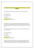 SCI225 Pathophysiology Weeks 9&ndash;14 Quiz Questions with Verified Answers&comma; 2026&sol;2027 &ndash; Practice Questions with Answers