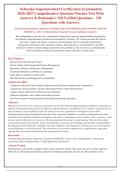 Nebraska Superintendent Certification Exam 2026&colon;  Practice Questions & Rationales