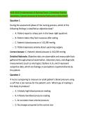 NUR 1023 Fundamentals of Nursing Exam &vert; Complete Practice &NewLine;Questions&comma; Correct Answers & Detailed Rationales &lpar;2026&sol;2027&rpar; 