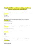 Sherpath&colon; Fluid Balance &ndash; Implement and Take Action&semi; Evaluate &ndash; A&plus; Grade 2026&sol;2027 &ndash; Questions and Answers