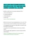 AWS CLOUD PRACTITIONER ESSENTIALS&NewLine;UPDATED ACTUAL TEST QUESTIONS AND&NewLine;CORRECT ANSWERS FULL SOLUTION&NewLine;