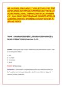 NR 566 FINAL EXAM BUDDLE EXAM ACTUAL QUESTIONS AND CORRECT ANSWERS &lpar;VERIFIED ANSWERS&rpar; PLUS RATIONALES 2026 Q&A &vert; INSTANT DOWNLOAD PDF