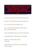 ATI RN COMPREHENSIVE EXIT EXAM&NewLine;LATEST 2026&sol;2027 ACTUAL EXAM&NewLine;QUESTIONS WITH CORRECT&NewLine;ANSWERS 100&percnt; VERIFIED GRADED&NewLine;A&plus;