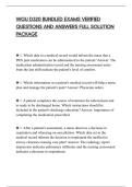 WGU D320 BUNDLED EXAMS VERIFIED&NewLine;QUESTIONS AND ANSWERS FULL SOLUTION&NewLine;PACKAGE&NewLine;