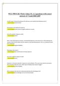 WCU PHYS 261&colon; Week 1 Quiz Chapters 1&ndash;2 &ndash; Correct Answers &ndash; A&plus; Grade 2026&sol;2027 &ndash; Practice Questions with Answers