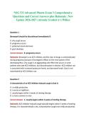 NSG 533 Advanced Pharm Exam 3 Comprehensive Questions and Correct Answers plus Rationale &vert; New Update 2026-2027 &lpar;Already Graded A&plus;&rpar; Wilkes