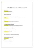 NR511 Week 1- 3 Quiz&vert;NR 511 &ndash; Final Exam Questions with 100&percnt; Correct Solutions &lpar;A&plus; Graded&comma; Verified Edition&rpar;&vert;Advanced Practice Nursing Clinical Readiness&vert;Quiz Bundles 
