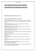 HESI PEDIATRICS EXAM LATEST VERSION &NewLine;QUESTIONS AND ANSWERS 2026 EDITION 