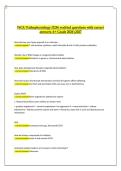WGU Pathophysiology D236 &ndash; Verified Questions with Correct Answers &ndash; A&plus; Grade 2026&sol;2027 &ndash; Practice Questions with Answers