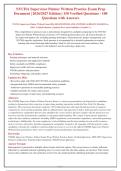 NYCHA Supervisor Painter Written Exam 2026&sol;2027 &vert;  Verified Questions with Explanations &vert; Updated for Latest Guidelines