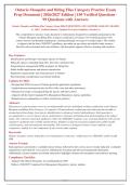 Ontario Mosquito and Biting Flies Category Exam 2026&sol;2027&colon;  Verified Questions with Correct Answers & Rationales