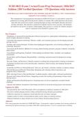NURS 8022 Exam 3 Actual Exam Prep Document &vert; 2026&sol;2027&NewLine;Edition &vert; 200 Verified Questions - 170 Questions with Answers&NewLine;