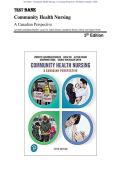 Test Bank - Community Health Nursing&colon; A Canadian Perspective 5th Edition &lpar;Stamler&comma; 2020&rpar;&comma; Chapter 1-33&vert; All Chapters