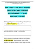 NAB CORE EXAM&comma; MOST TESTED &NewLine;QUESTIONS AND VERIFIED &NewLine;SOLUTIONS&sol;GET IT 100&percnt; &NewLine;ACCURATE&excl;&excl; 2026&excl;&excl;