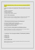 NSG 240 Fundamentals Exam 1 with correct answers plus rationales 2026&sol;2027 &NewLine;version 