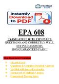 EPA 608 EXAM NEWEST EXAM 2026&sol;2027 Update &vert; QUESTIONS AND CORRECT ANSWER &lpar;VERIFIED ANSWERS&rpar; &vert; GRADED A&plus; &vert; LATEST&NewLine;&NewLine; VERSION