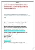 ATI RN COMPREHENSIVE PREDICTOR EXAM 2026 &NewLine;QUESTIONS 2026 &ndash; 2027 LATEST VERSION SOLVED &NewLine;QUESTIONS & ANSWERS