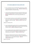 ATI Clinical Judgement Process 2026-2027