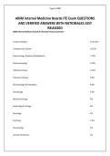 ABIM Internal Medicine Boards ITE Exam