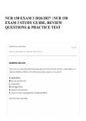 NUR 150 EXAM 3 2026&sol;2027 &vert; NUR 150 EXAM 3 STUDY GUIDE&comma; REVIEW QUESTIONS & PRACTICE TEST