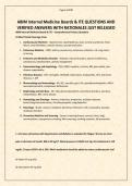 ABIM Internal Medicine Boards & ITE QUESTIONS AND VERIFIED ANSWERS WITH RATIONALES JUST RELEASED&period;pdf&NewLine;&NewLine;