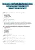 PSCI 2305 1 REVIEW FINAL TEST 2026 QUESTIONS WITH CORRECT ANSWERS GRADED A&plus;