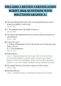 PSCI 2305 1 REVIEW CERTIFICATION SCRIPT 2026 QUESTIONS WITH SOLUTIONS GRADED A&plus;