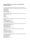 HEALTH ASSESSMENT 301 EXAM 1 2026&sol;2027 &ndash; STUDY GUIDE&comma; PRACTICE QUESTIONS & ANSWERS
