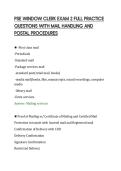 PSE WINDOW CLERK EXAM 2 FULL PRACTICE QUESTIONS WITH MAIL HANDLING AND POSTAL PROCEDURES&period;&NewLine;&NewLine;