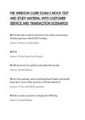 PSE WINDOW CLERK EXAM 2 MOCK TEST AND STUDY MATERIAL WITH CUSTOMER SERVICE AND TRANSACTION SCENARIOS&period;