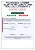 WGU D440 HESI Nutrition Objective Assessment &lpar;2026&rpar; &vert; 169 Q&A with Detailed Rationales