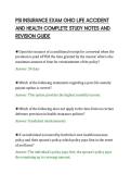PSI INSURANCE EXAM OHIO LIFE ACCIDENT AND HEALTH COMPLETE STUDY NOTES AND REVISION GUIDE&period;