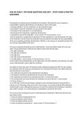NUR 301 EXAM 1 TEST BANK QUESTIONS 2026&sol;2027 &ndash; STUDY GUIDE & PRACTICE QUESTIONS