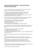 NUR 301 NUTRITION ATI 2026&sol;2027 &ndash; STUDY GUIDE&comma; PRACTICE QUESTIONS & EXAM REVIEW