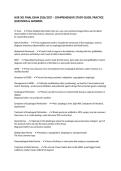 NUR 301 FINAL EXAM 2026&sol;2027 &ndash; COMPREHENSIVE STUDY GUIDE&comma; PRACTICE QUESTIONS & ANSWERS&NewLine;&NewLine;