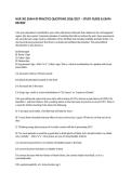NUR 301 EXAM &num;3 PRACTICE QUESTIONS 2026&sol;2027 &ndash; STUDY GUIDE & EXAM REVIEW